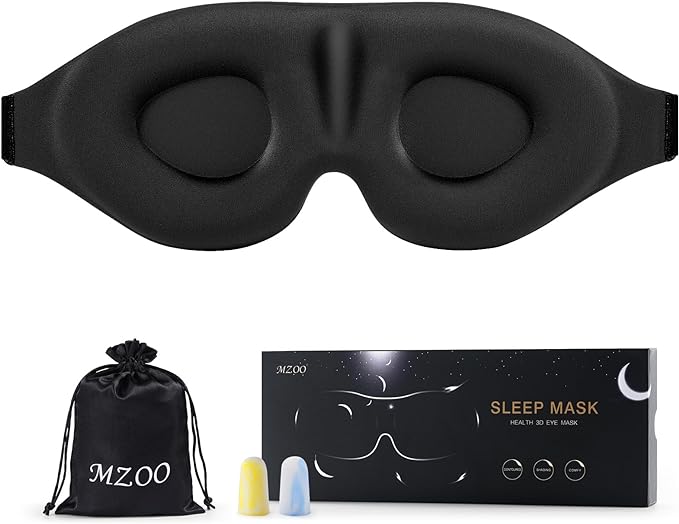 luxury travel eye mask