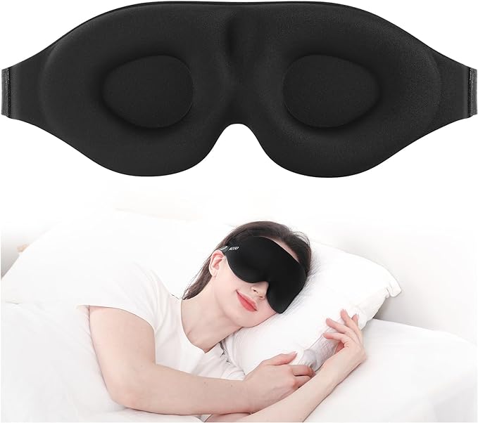 luxury travel eye mask